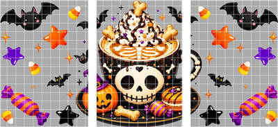 16oz Halloween-J  2146